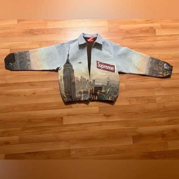 ジャケット・アウター Supreme Aerial Harrington jacket Supreme Aerial Tapestry Harrington Jacket | eBay